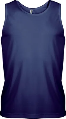 Produktbild von Proact Herren Sport Trägerhemd Sports Vest Gym Tank Top Muskelshirt, Größe:M, Farbe:Sporty Navy