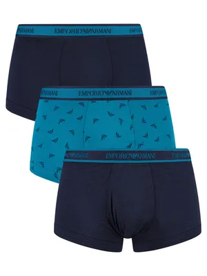 Produktbild von Emporio Armani Herren 3 Packungsstämme, Blau M