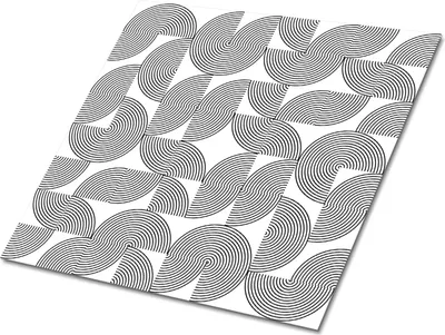 Produktbild von Selbstklebende Platten 30x30 cm Wandpaneele 9 Stück im Set Wanddeko - Geometrisches Muster