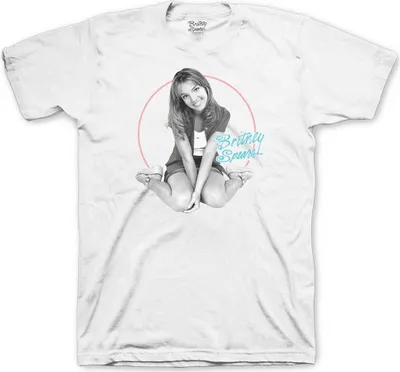 Obrázok produktu pre Britney Spears Classic Circle White M Tričko