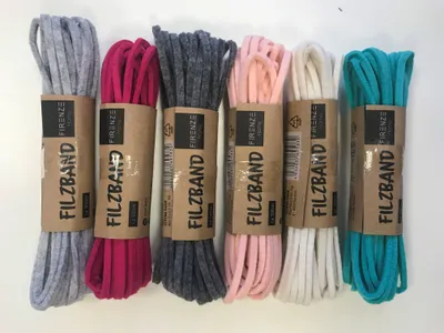 Immagine prodotto di set di 6 nastri in feltro per il crafting, 6 colori su 6