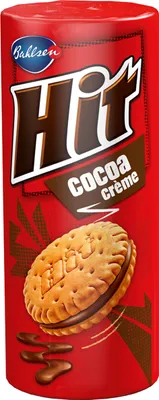 Obrázok produktu pre Bahlsen Hit Cocoa Creme Dvojitá sušienka s kakaovou krémovou náplňou 134g
