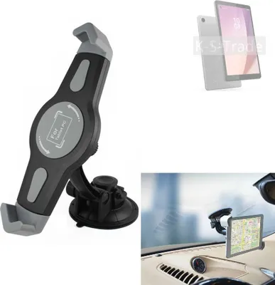 Produktbild von K-S-Trade Scheiben-Halterung für Tablets kompatibel mit Lenovo Tab M8 (4th Gen) Wi-Fi KFZ Tablet Saugnapf Auto Halterung Windschutzscheibe Holder