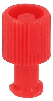 Image de 10x cônes de fermeture Combi-Stopper B. Braun, rouges | Paquet (100 pièces)