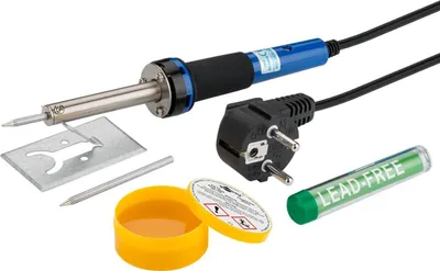 Obrázek produktu pro Fixpoint 45242 Pájecí sada 30 W, šedá - 5dílná pájecí sada pro jemné pájení