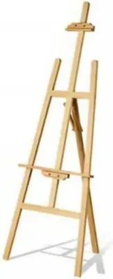 Immagine prodotto di Quorin Luxe Studio-Easel - Cavalletto pieghevole con cornice ad A in legno di pino - Espositore regolabile per artisti, artigianato e mostre