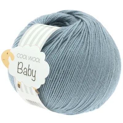 Produktbild von Lana Grossa Cool Wool Baby 264 Graublau 50g