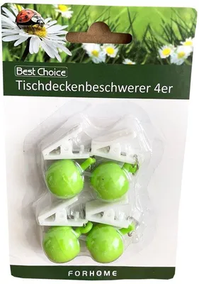 Produktbild von 4er-Set Tischbesenhalter Tischbesenhalter für Obsttische: Apfel