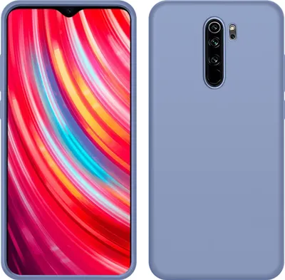 Produktbild von Redmi Note 8 Pro Hülle, LaimTop Slim Flüssig Silikon Soft Gel Gummi Stoßfest Kratzfest Schutzhülle für Xiaomi Redmi Note 8 Pro Grau