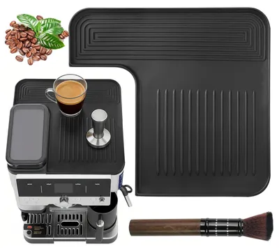 Produktbild von Silikonmatte für Espressomaschinen ES601 & ES701 mit Reinigungsbürste