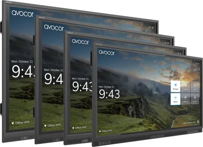 Produktbild von Avocor - 190 cm (75") Diagonalklasse E Series LCD-Display mit LED-Hintergrundbeleuchtung - interaktiv - mit Touchscreen (Multi-Touch) - 4K UHD (2160p) 3840 x 2160 - direkt beleuchtete LED