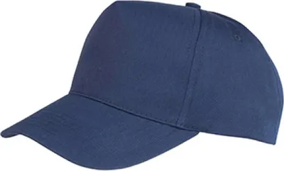Produktbild von Result Headwear RC084J | Kinder Boston Printers Cap / 5-Panel-Cap - Farbe: Navy - Größe: One Size