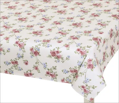 Produktbild von Tischtuch DITA - 100x100 cm - Creme,Rosa,Grün