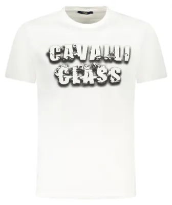 Produktbild von Cavalli Class Herren KURZARM-T-SHIRT Weiß TXT61CJD060_BI00533 : Größe - XL Größe: XL