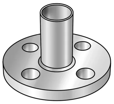 Productafbeelding van KE Kelit CP486R, STEELFIX C-staal, persaansluitflens, voor buiteinde, PN10/16, 67-DN65, 4 stuks.