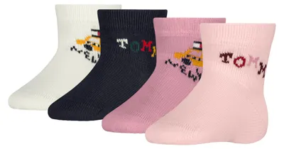Obrázok produktu pre Tommy Hilfiger – Klasické detské ponožky, balenie 4 kusov
