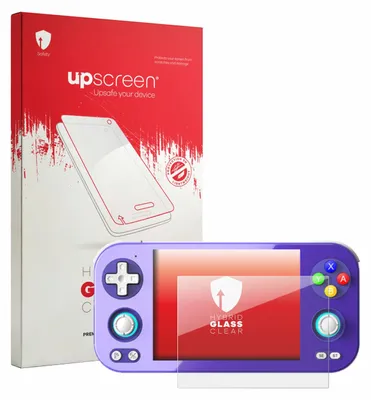 Produktbild von upscreen Schutzglas für Anbernic RG 476H Schutzfolie Panzer Folie Glas Display Schutz klar