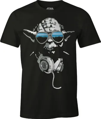 Produktbild von Star Wars T-Shirt S Schwarz DJ Yoda Unisex