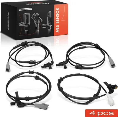 Image de Frankberg 4x Capteur ABS Avant et Arrière pour Citroën Berlingo Peugeot Partner