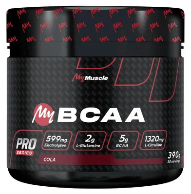 Zdjęcie produktu dla BCAA – MyMuscle – My BCAA (390 g) – smak coli