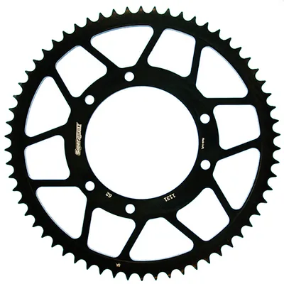 Produktbild von Supersprox Stahl-Kettenrad 420 - 62Z (schwarz) RFE-1131:62-BLK|ID 105,0 LK 125,0 6-Loch
