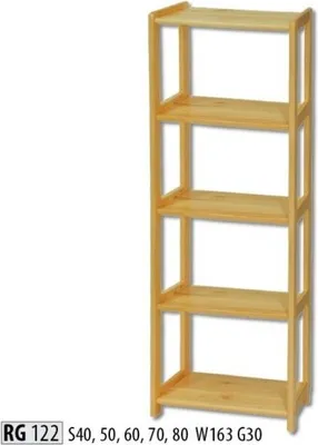 Produktbild von Wandregal Regal Bücherschrank Bücherregal Wohnwand Handarbeit Holz Möbel Regale