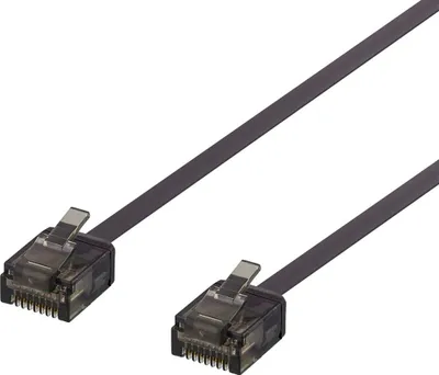 Produktbild von Deltaco UUTP-2057, 3 m, Cat6a, U/UTP (UTP), RJ-45, RJ-45, Schwarz