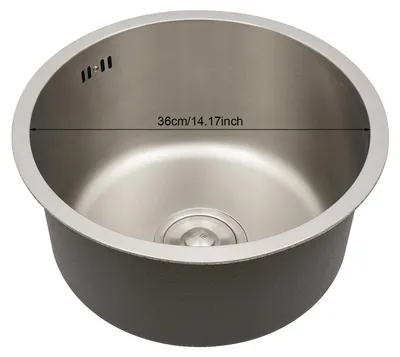 Produktbild von Küchenspüle, 304 Edelstahl, Geräuschreduzierungseigenschaften, Silber