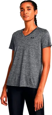 Produktbild von Under Armour Tech V Twist Kurzarm-t-shirt Grau S Frau Grau S