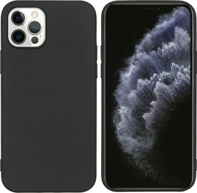 Produktbild von imoshion TPU Color Cover iPhone 12 (Pro) - Schwarz