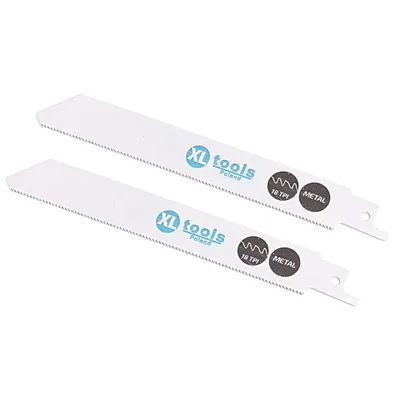 Produktbild von Säbelsägeblatt, 2 Stück, 150 mm, für Metall und Kunststoff, 18 Zähne pro Zoll