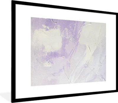 Produktbild von MuchoWow® Gerahmtes Poster Abstrakt - Malerei - Design 80x60 cm - Poster mit Schwarzem Bilderrahmen Wandposter Rahmen Foto Bilder - Schlafzimmer-Dekorationen - Fotoposter