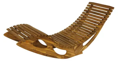Produktbild von Ergonomische Schwungliege aus Akazienholz