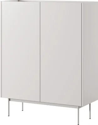 Produktbild von Roe Furniture | Kommode aus Kaschmir mit Einlegeböden - Modernes Design für Wohnzimmer 122 x 97 x 37 cm