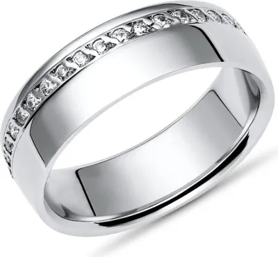 Produktbild von Polierter Vivo Damenring 925 Silber Zirkonia R8552cz