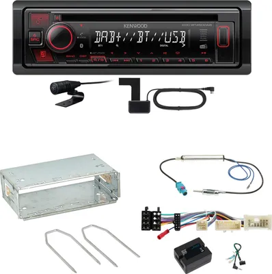Produktbild von Kenwood KDC-BT450DAB Bluetooth Digitalradio CD Einbauset für Mercedes Citan W415