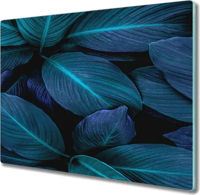 Produktbild von Coloray Hackbrett Kochplattenabdeckung Herdabdeckplatte 60x52 cm Schneidebrett Küchenbrett - Blume Pflanze