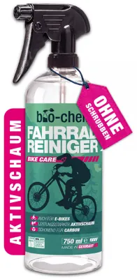 Produktbild von bio-chem Fahrradreiniger Spray - 750 ml - materialschonend - Premium Reinigungsmittel für das gesamte Fahrrad - Geeignet für alle Fahrradtypen, auch E-Bike