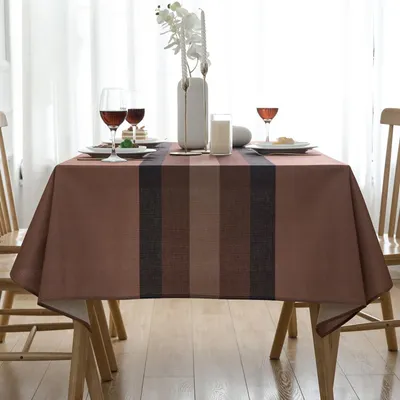 Productafbeelding van Bruin Waterdicht Tafelkleed 100 x 100 cm
