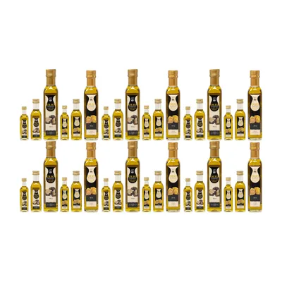 Productafbeelding van TubeORIGINAL Cadeauset “Truffeloliën – 36 flessen (6 × 6)” – 36 stuks Italiaanse delicatessen