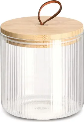 Produktbild von zeller Vorratsglas RILLEN BHT 12x12.70x12 cm