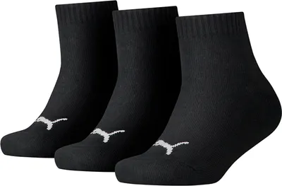 Obrázok produktu pre Detské ponožky PUMA – Kids's Quarter, 3-balenie, čierne, 35–38