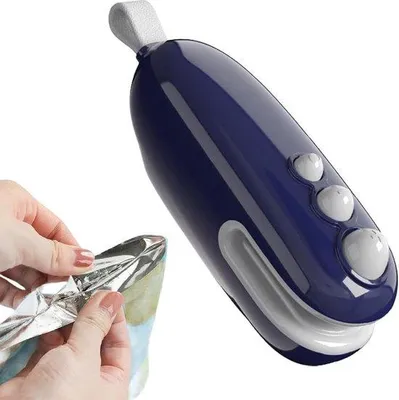 Image de Appareil compact de soudage de films 2-en-1, bleu, mini