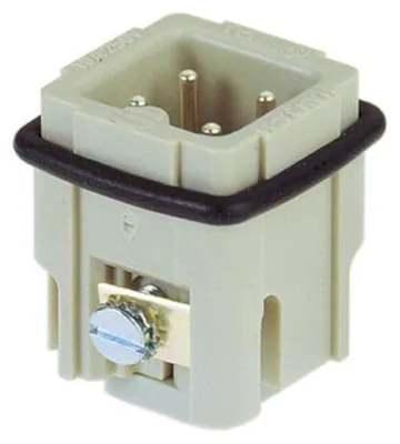 Immagine prodotto di Insert a vite HARTING Han 3A (M), con morsetto a vite, 3 poli + PE, 230V/400V, 10A - 1 pezzo
