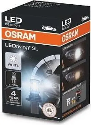Productafbeelding van LED-lamp, type P13W, wit, verpakking: kartonnen doos, 1 stuk. (Niet conform ECE-norm)