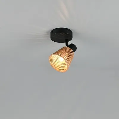 Productafbeelding van Plafondlamp Natrel enkel bruin