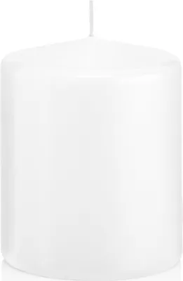 Produktbild von Stumpenkerzen mit ASF Abbrandschutz Weiß 100 x Ø 78 mm, 8 Stück