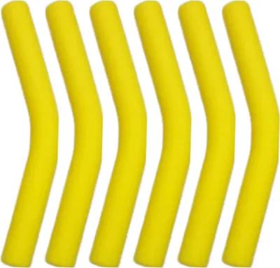 Produktbild von Stück Silikon-Strohhalmspitzen, flexibel, wiederverwendbar, lebensmittelecht, Ersatzspitze für Strohhalme in Ellenbogenform für Hydraflow-Strohhalme aus Edelstahl
