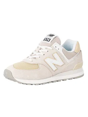 Produktbild von New Balance 574 Wildleder Trainer, Grau 42.5 EU
