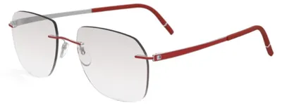 Produktbild von Silhouette MOMENTUM 5529/HR RHODIUM/MONACO RED COSMETIC LENSES 56/17/0 Uni Brillen